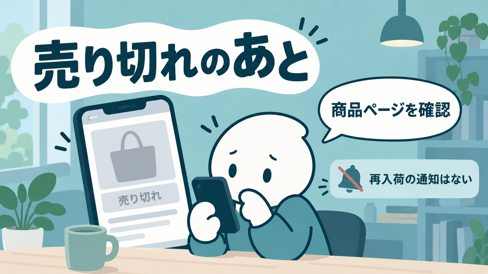 売り切れ後は商品ページを確認、再入荷通知はない