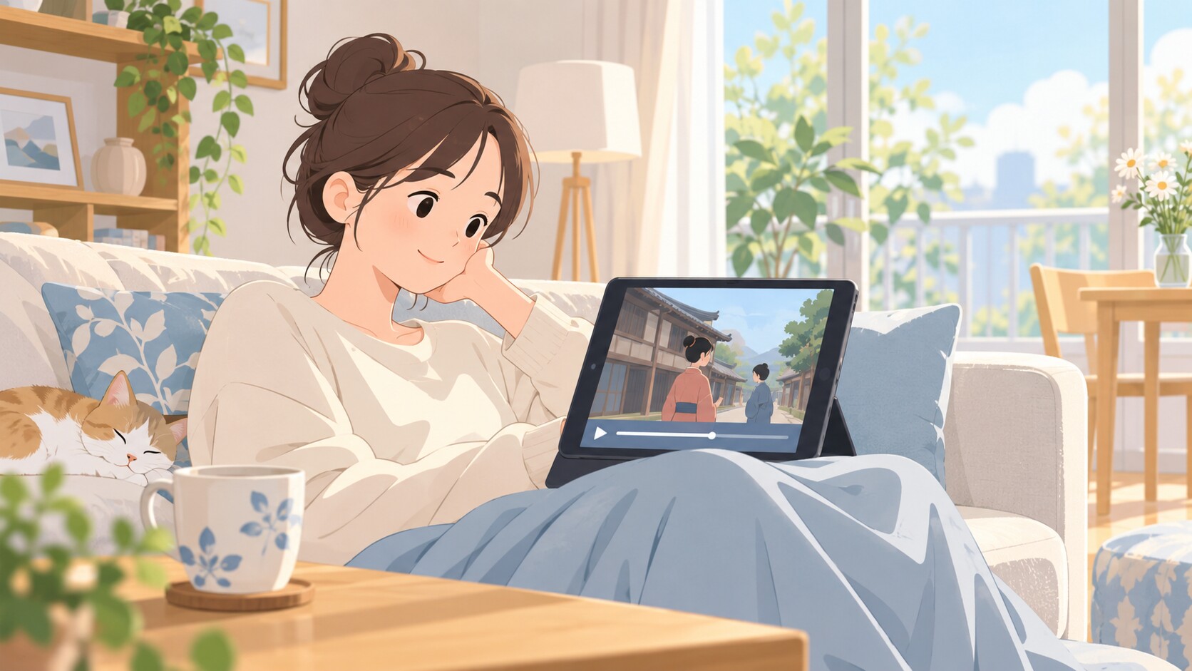 朝ドラを見逃し配信で追うイメージ