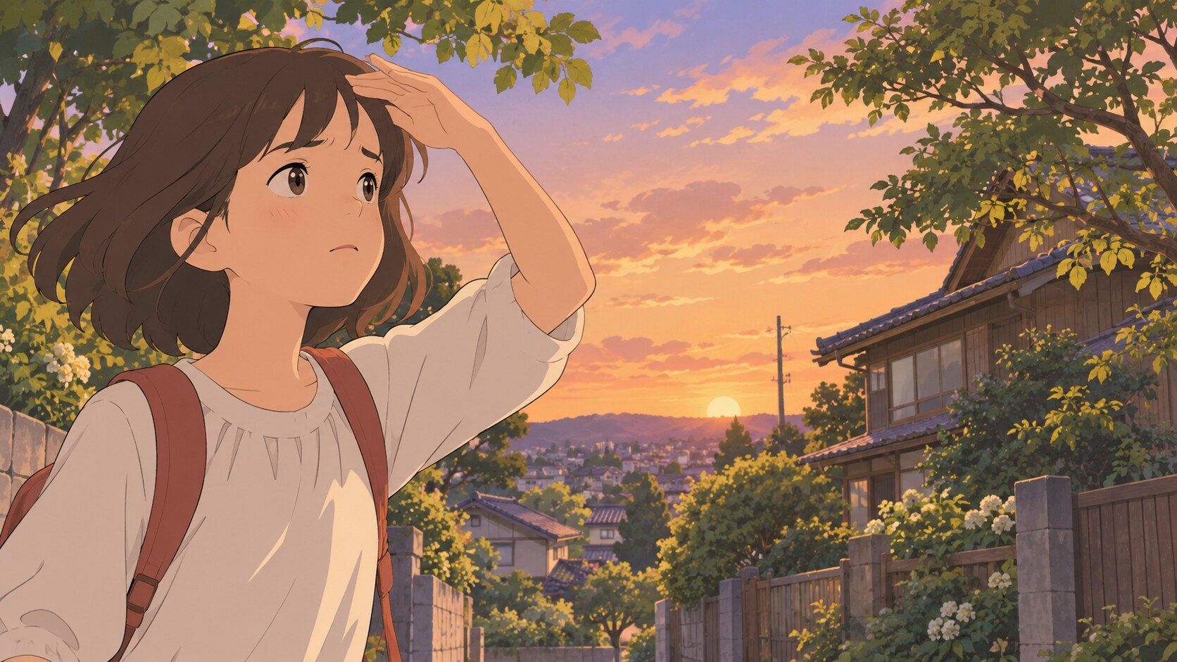 カナリアを探す決意をした少女のイメージ
