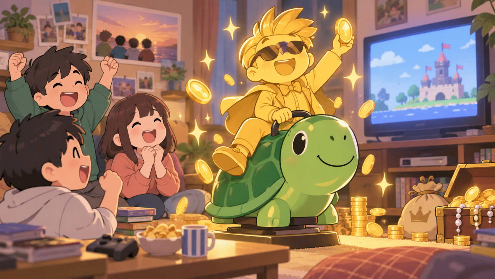 茶魔語と令和復活のイメージイラスト