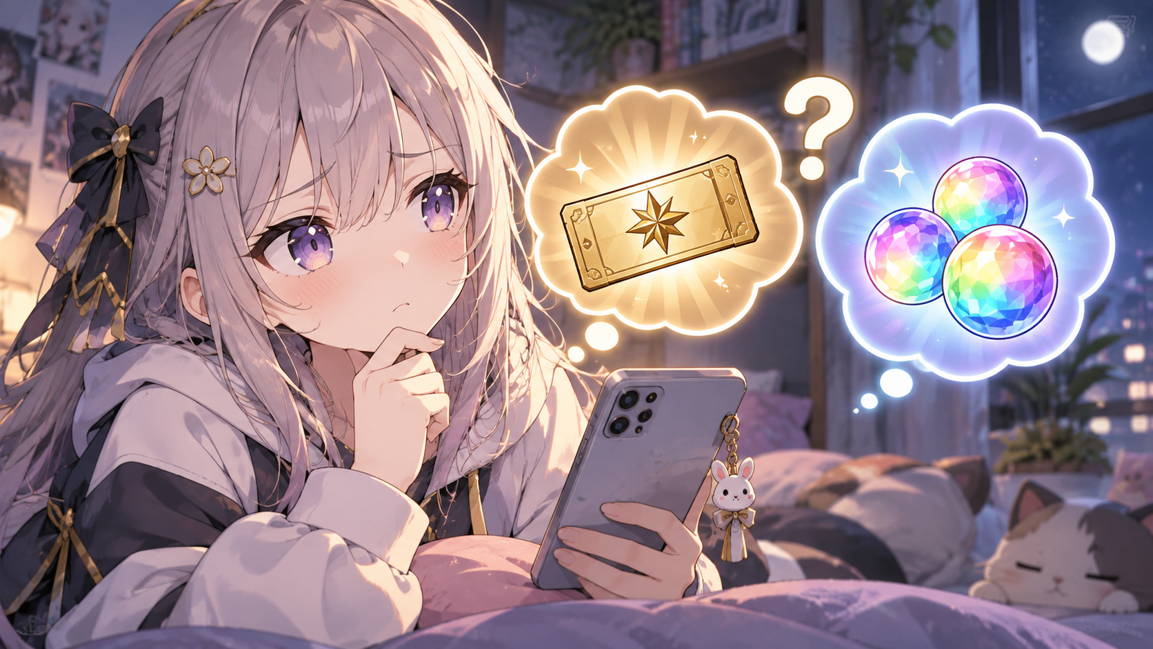無料と追加ガチャの判断イメージ