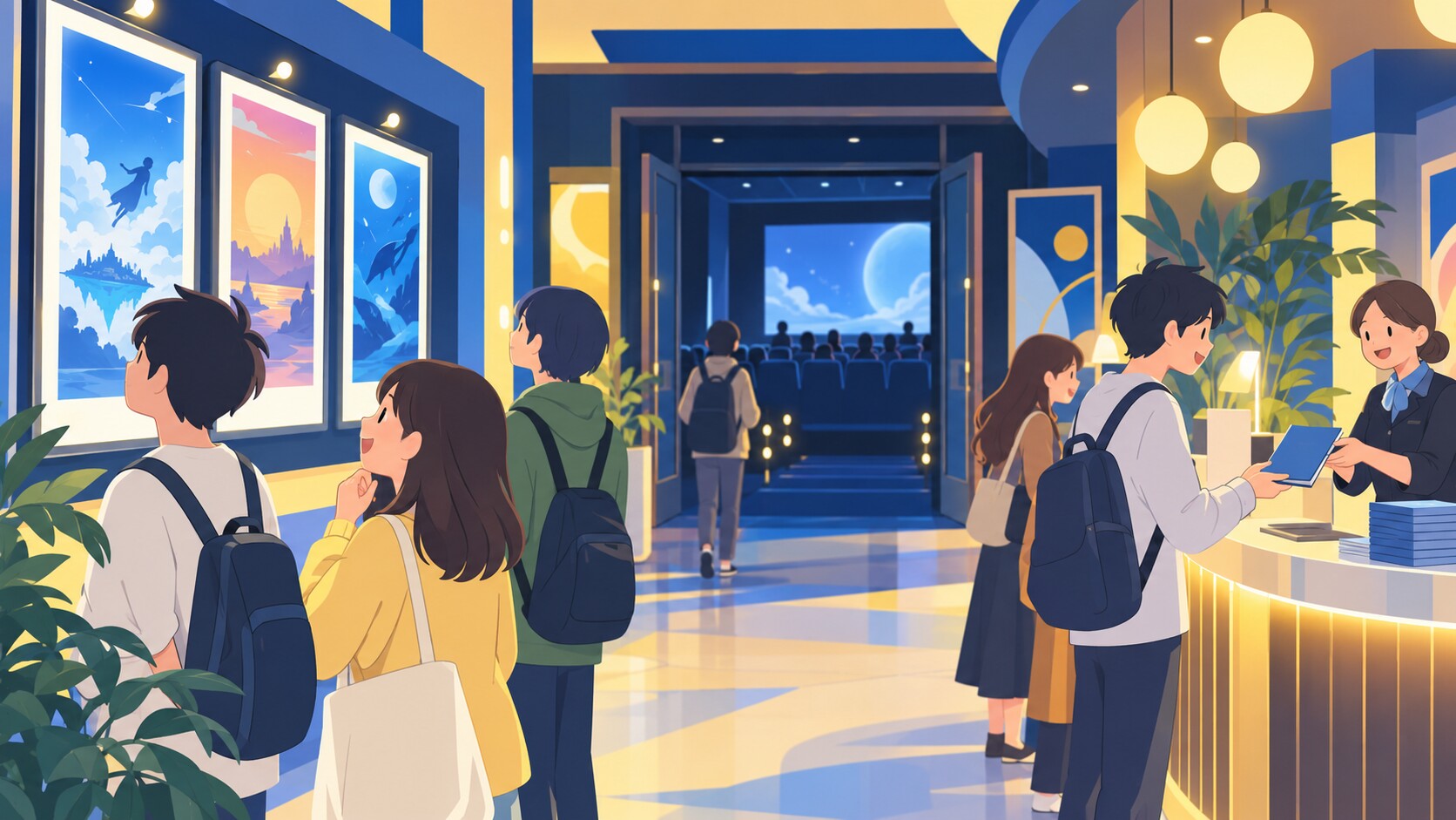 劇場上映と特典のイメージ