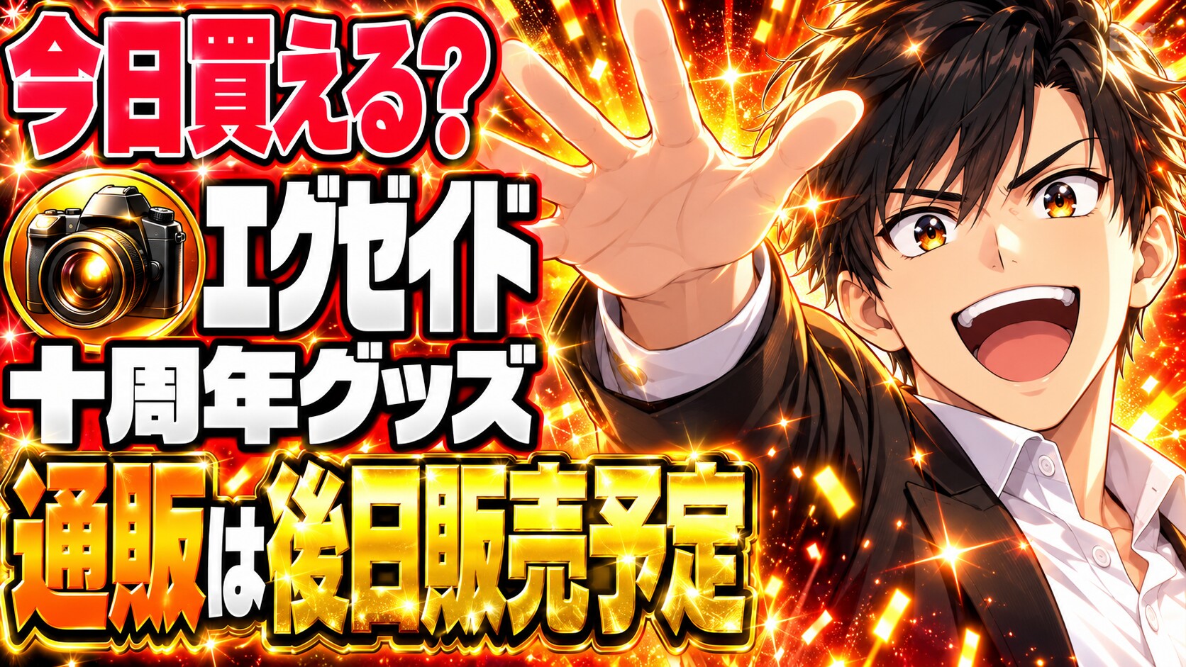 エグゼイド10周年、グッズは今日買える？通販と新作はいつ？