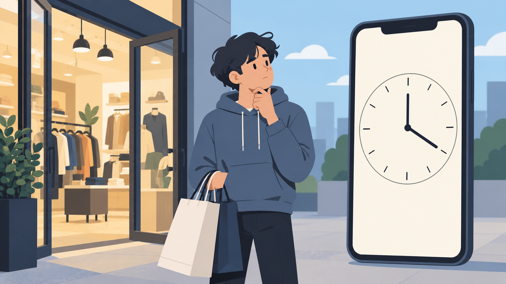 今の店で引くか、ONLINEの開始まで待つか