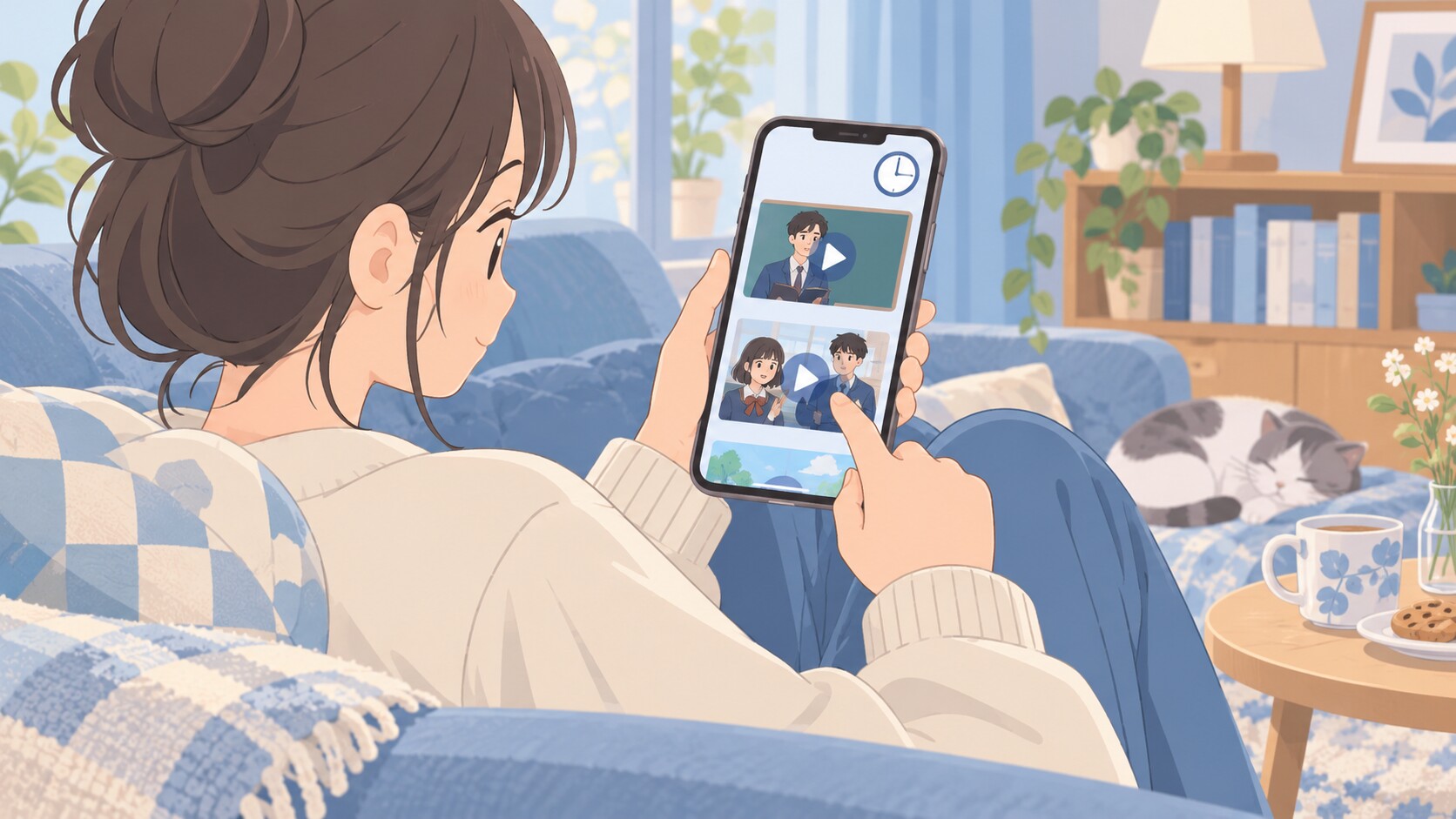 TVerで最終回を見逃し視聴するイメージ