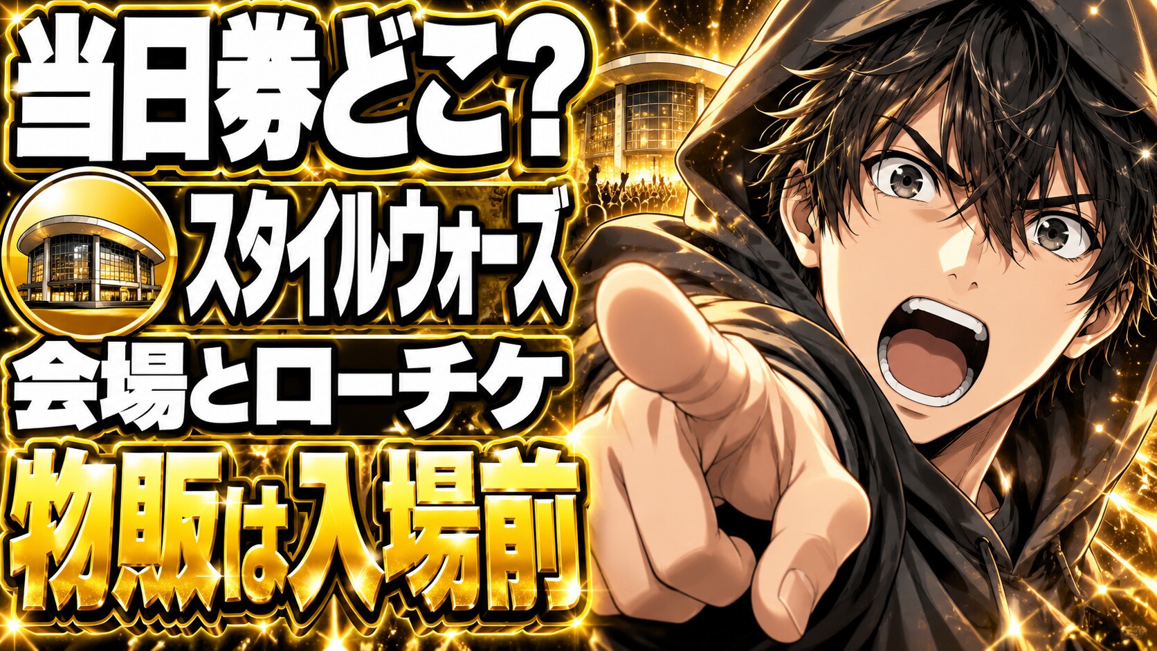 STYLE WARS 2026当日券はどこで買う？物販は入場前に！