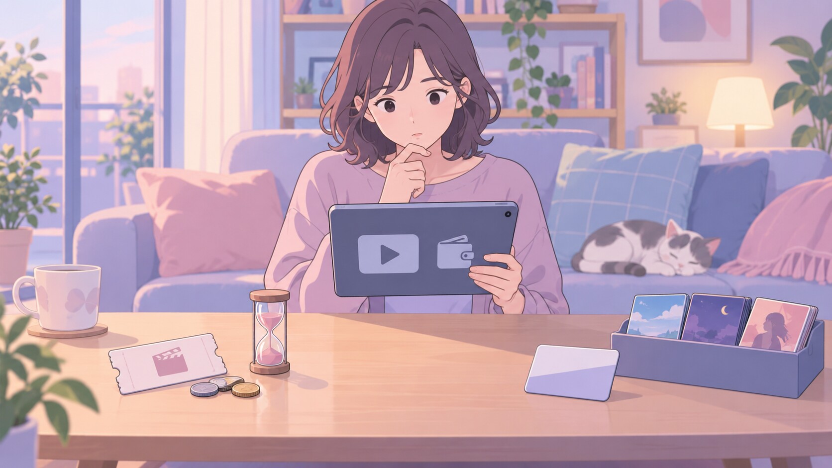 レンタルと見放題の違いを比べるイメージ