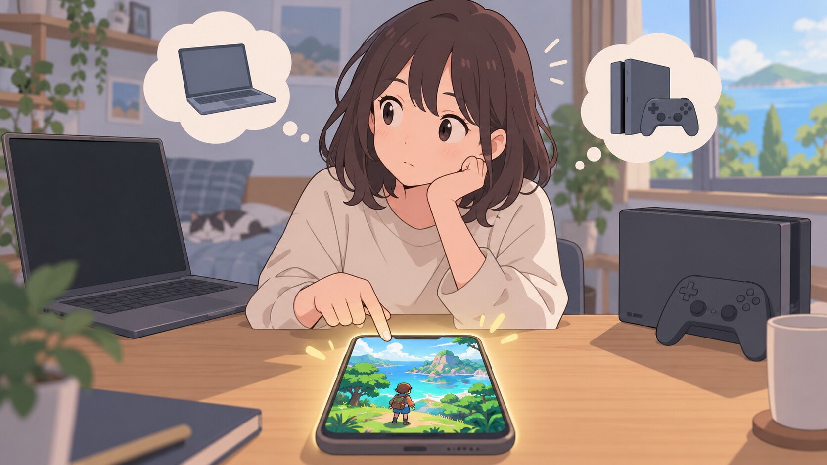 スマホと据置機の境界イメージ