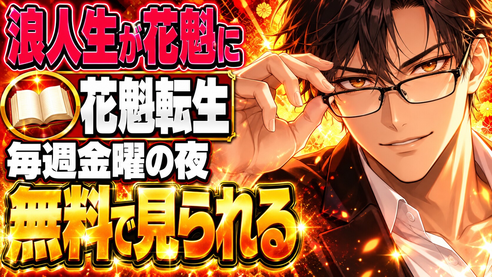 花魁転生、二浪の秋人が花魁に！第1話は10月2日21時公開