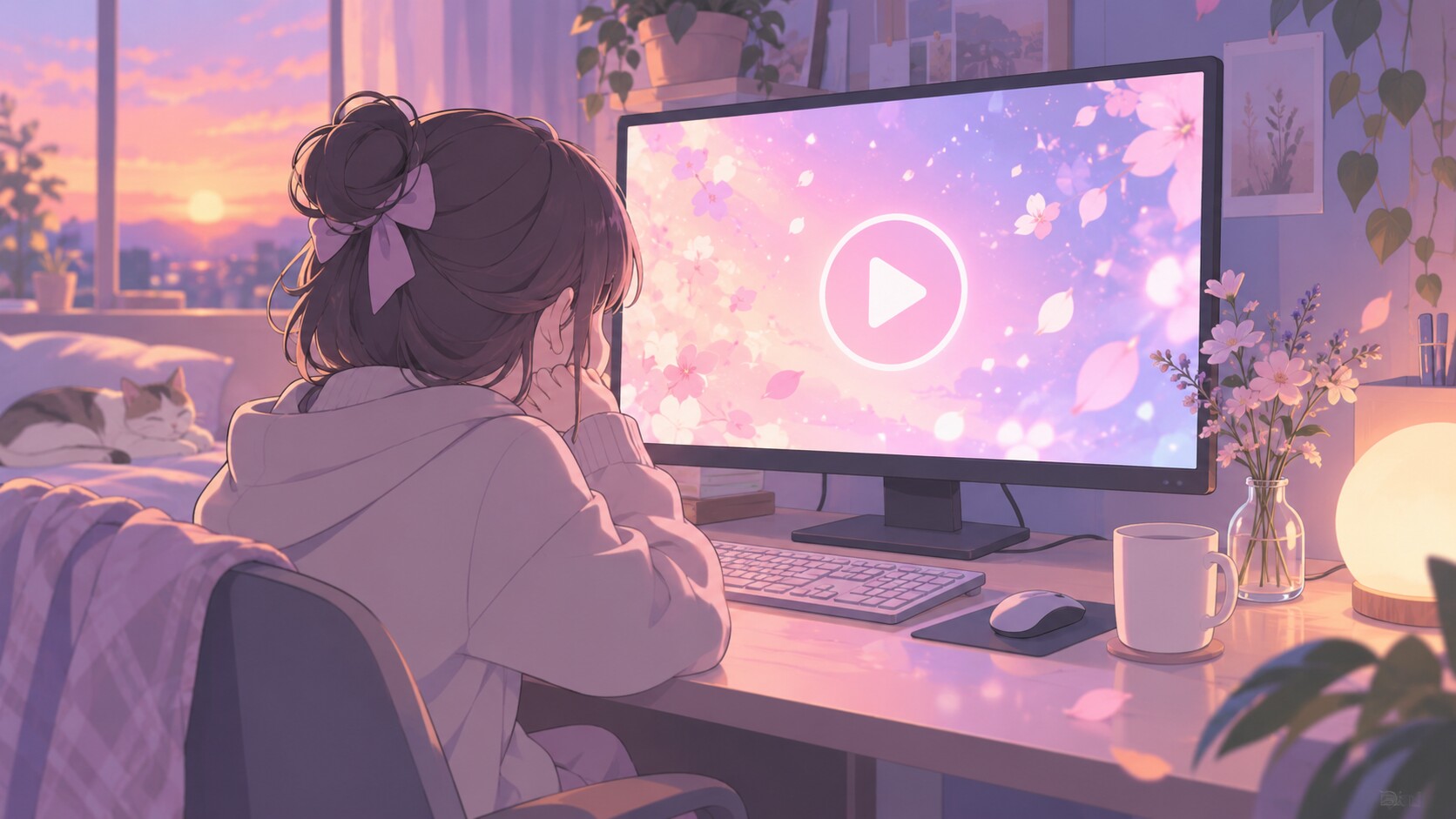 初配信を見るイメージ