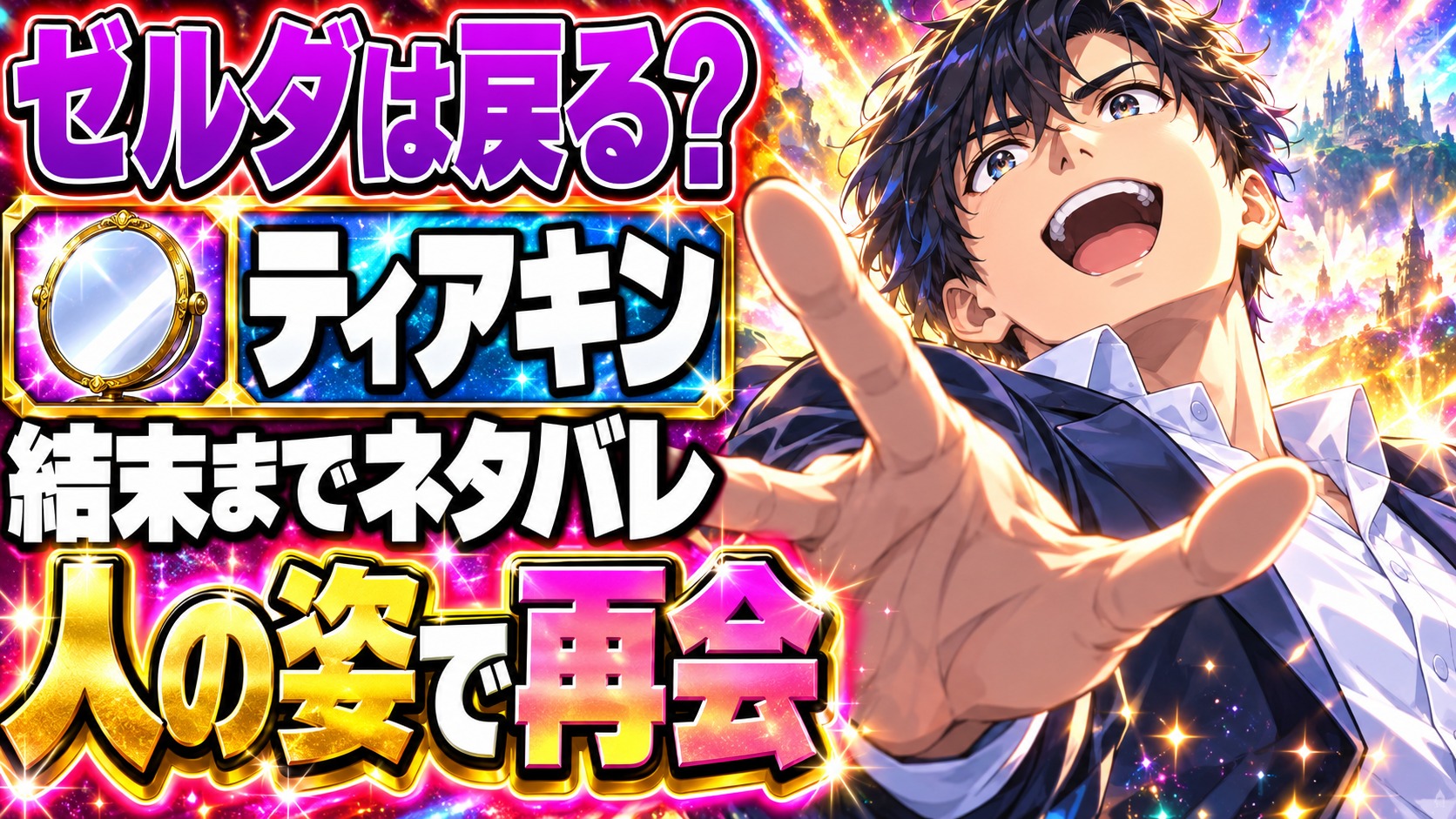 ティアキン ネタバレ｜龍になったゼルダは戻る？エンディングの再会